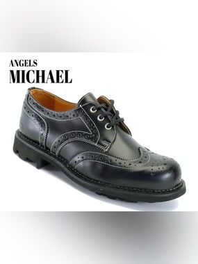 John Fluevog Classics Michael Leather Wing Tip Brogue Shoes Mens 7  Women’s 9